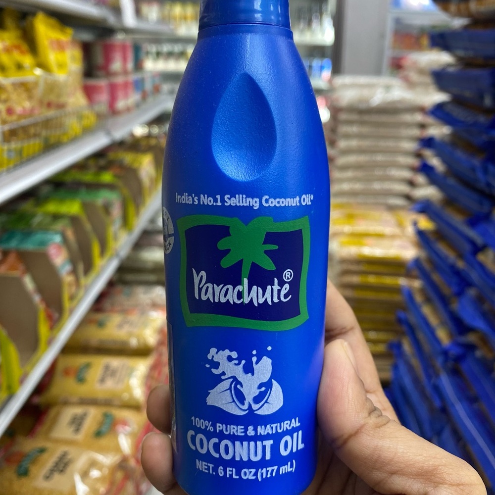 Parachute 100% Pure & Natural Coconut Oil, 6 Fl Oz